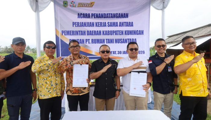 Pemkab Kuningan Jalin Kerja Sama Pemanfaatan Lahan Pertanian