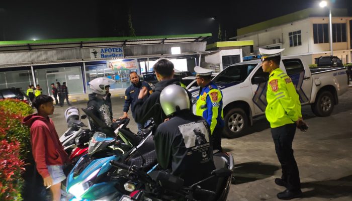 Antisipasi Balapan Liar, Satlantas Polres Kuningan Gencar Patroli Malam