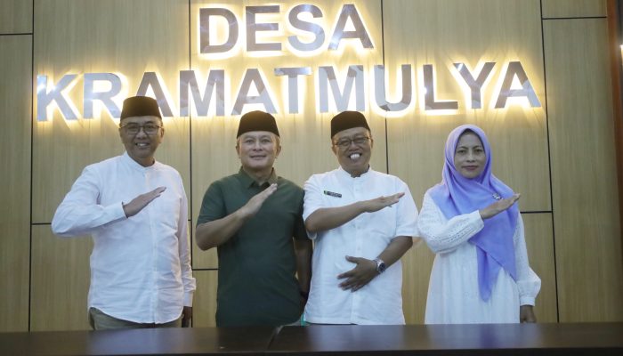 Pemdes Kramatmulya,  Manfaatkan Pendapatan Asli Desa Pasar Untuk Kegiatan Sosial