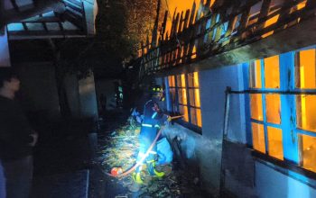 Kebakaran di Hari Lebaran, Kegembiraan Berubah Keprihatinan, Lima Warga Menyelamatkan Diri di Tengah Kobaran Api