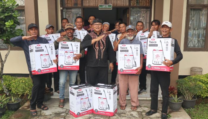 Kuningan Perkuat Serangan Pengendalian Organisme Pengganggu Tumbuhan, 50 Alat Semprot Elektrik Disalurkan
