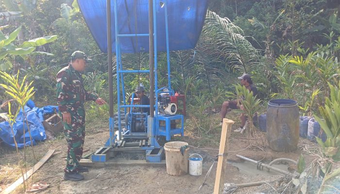 Keluhan Warga Desa Cimenga Terjawab, TNI dan PUPR Bangun Sumur Bor Artesis