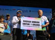 MELESAT RUN Meriahkan Hari Jadi ke-528 Kuningan, Peserta Bawa Pulang Hadiah Umroh