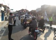 Polres Kuningan Siagakan Personel di Titik Rawan Lalu Lintas Pagi Hari